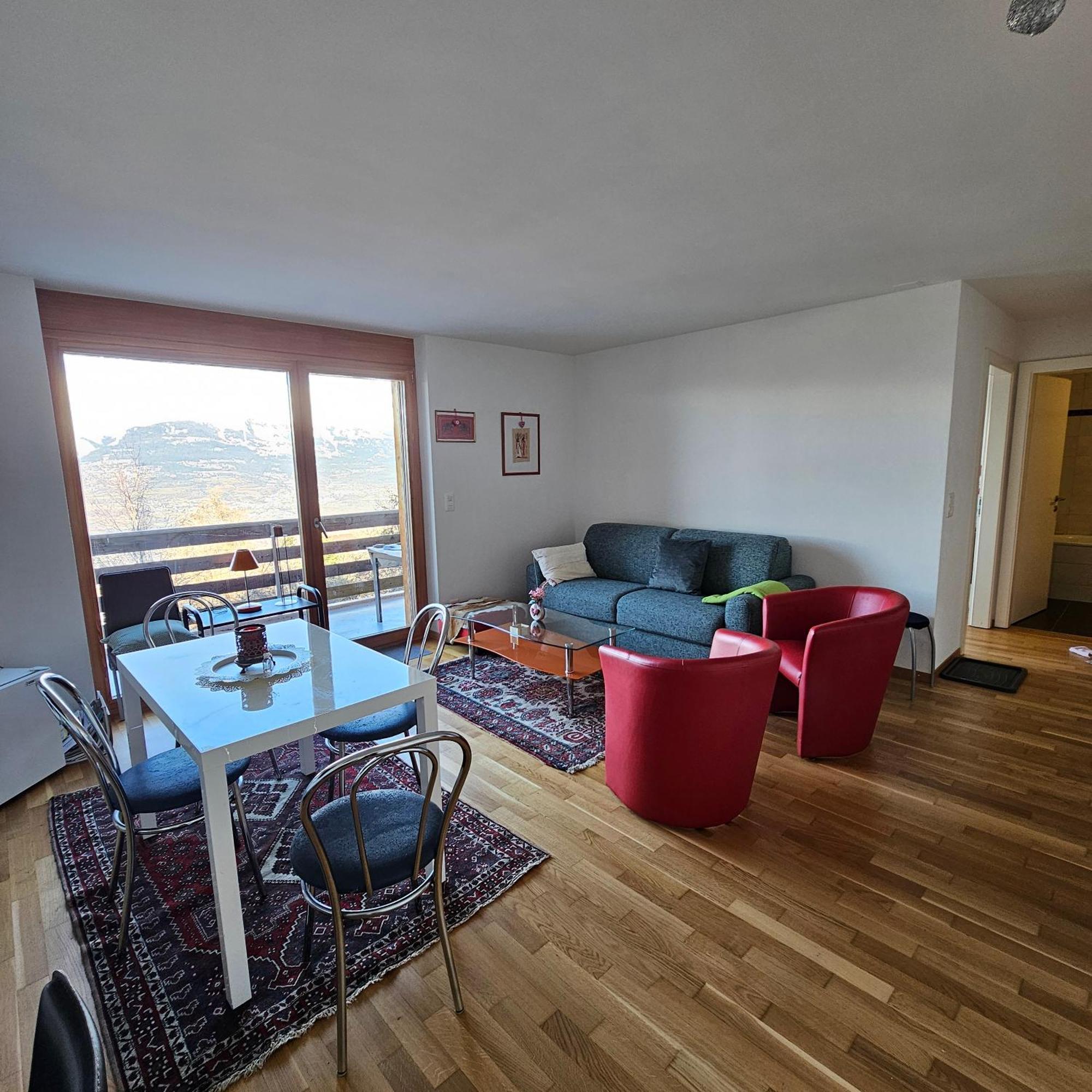Appartement Meuble A Louer A Nax Exterior photo